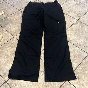 Black scrub pants